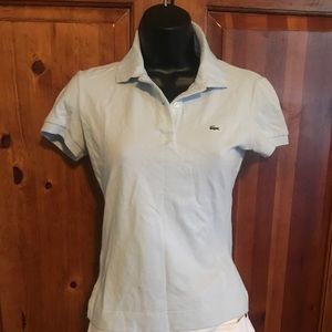 Lacoste baby blue polo